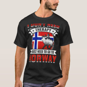 Norwegian Scandinavia Deer North Cape Norway T-Shirt