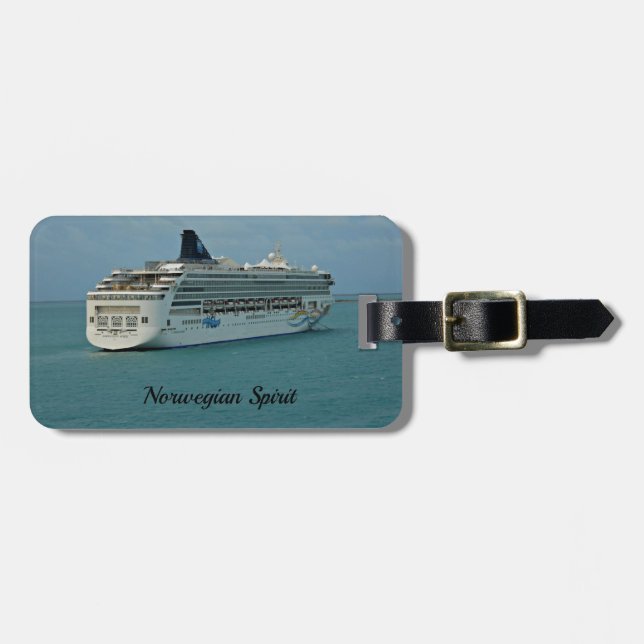 Norwegian Spirit Luggage Tag (Front Horizontal)