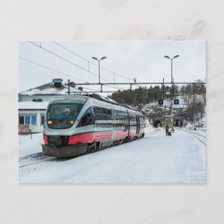 Norwegian State Railways BM 93 at Dombås 2016 Postcard