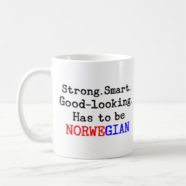norwegian strong coffee mug (Left)