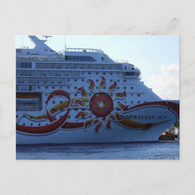 Norwegian Sun Postcard (Front)