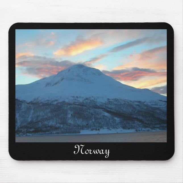 Norwegian Sunrise Mouse Mat (Front)