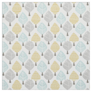 Norwegian Tree Design Fabric