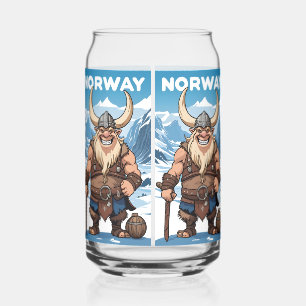 Norwegian Troll Can Glass