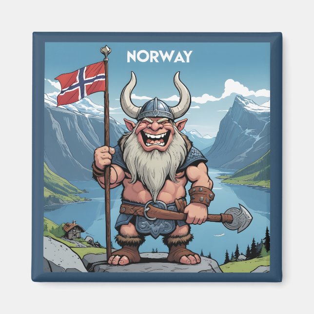 Norwegian Troll Magnet (Front)