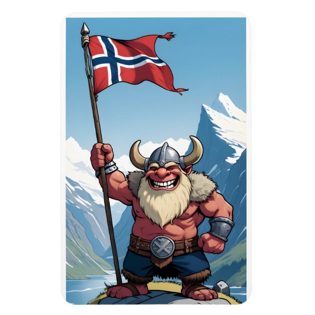 Norwegian Troll Magnet (Vertical)