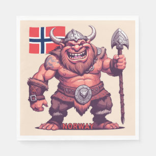 Norwegian Troll Napkin