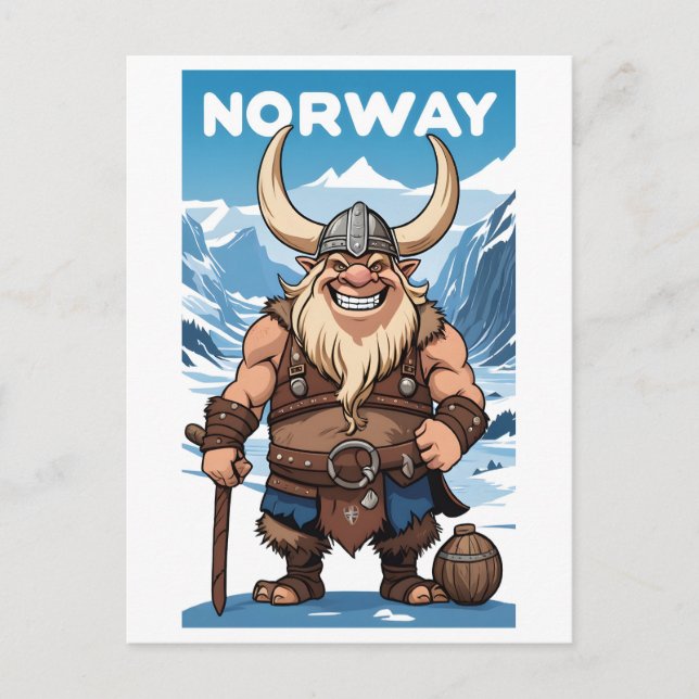 Norwegian Troll Postcard (Front)