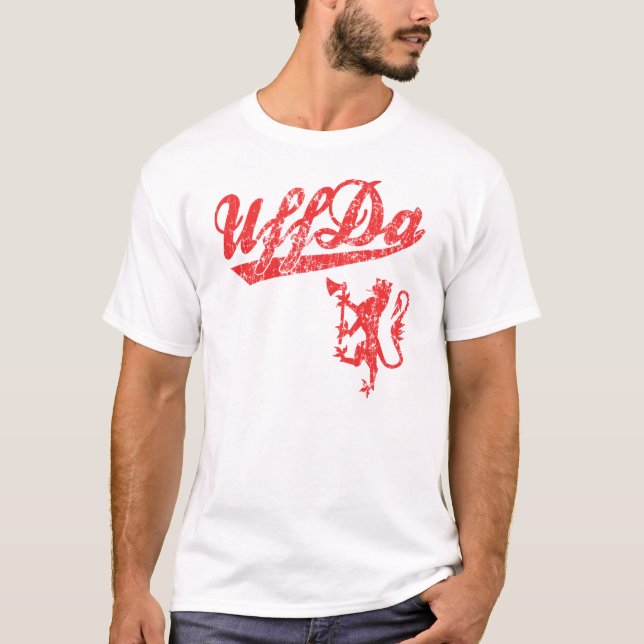 Norwegian Uff Da t shirt (Front)