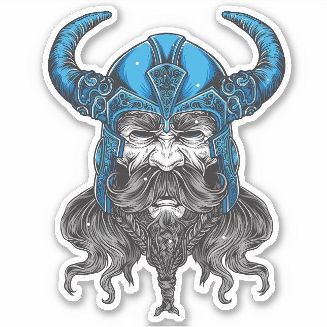 Norwegian Viking Illustration Design (Front)
