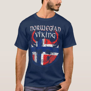 Norwegian Viking Skull T-Shirt