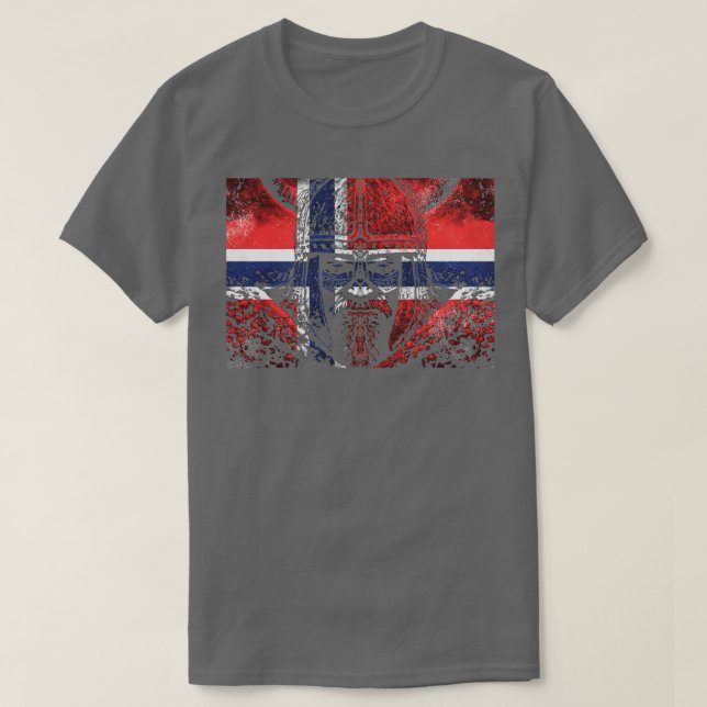 Norwegian Viking Warrior 4 T-Shirt (Design Front)