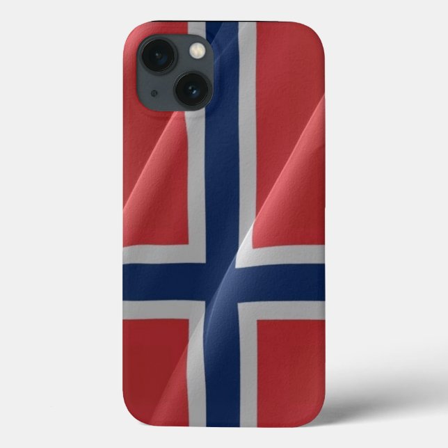 Norwegian waving Flag - Case-Mate iPhone Case (Back)
