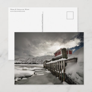 Norwegian Winter Photo Postcard