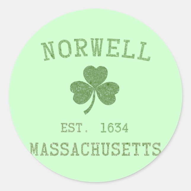 Norwell MA Sticker (Front)