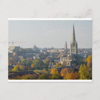 Norwich autumn postcard