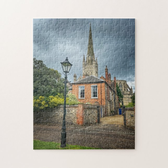 Norwich Cathedral Jigsaw Jigsaw Puzzle (Vertical)