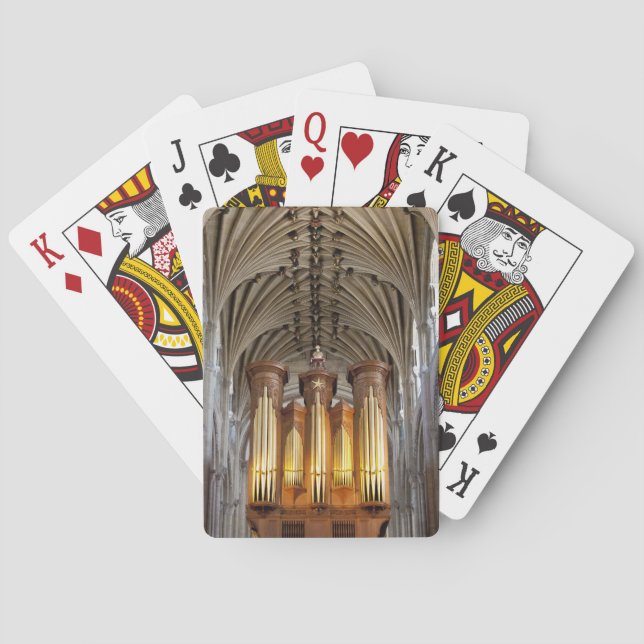Norwich cathedral playing cards (Back)