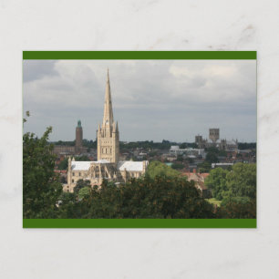 Norwich Cathedrals. Postcard