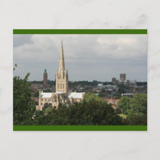 Norwich Cathedrals. Postcard