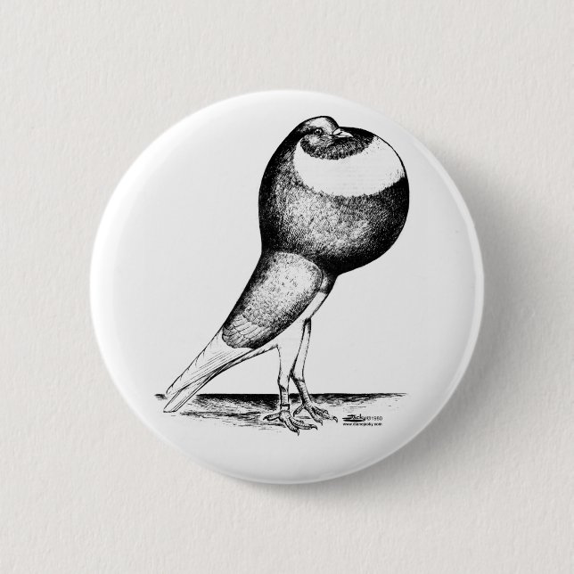 Norwich Cropper 1980 6 Cm Round Badge (Front)