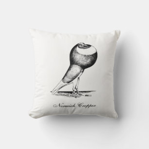 Norwich Cropper Pigeon 1980 Cushion