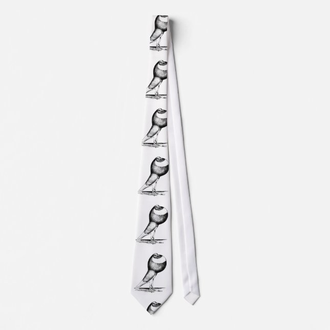 Norwich Cropper Pigeon 1980 Tie (Front)