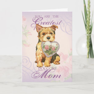 Norwich Heart Mum Card