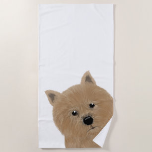Norwich Terrier Beach Towel