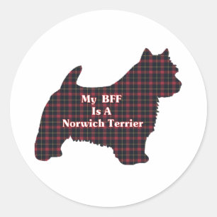 Norwich Terrier BFF Sticker
