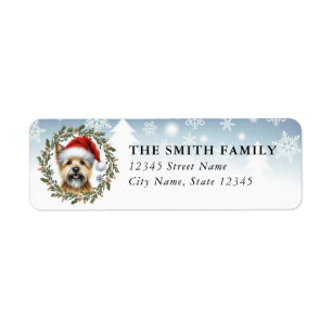 Norwich Terrier Dog Return Address Labels
