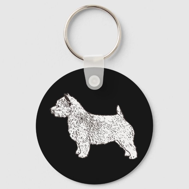 norwich_terrier key ring (Front)