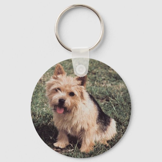 Norwich Terrier Keychain (Front)