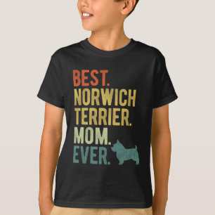 Norwich Terrier Mum Ever Dog Lovers Mother's Day T-Shirt