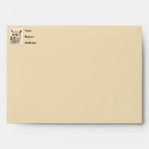 Norwich Terrier Painting - Cute Original Dog Art Envelope