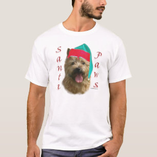 Norwich Terrier Santa Paws T-Shirt