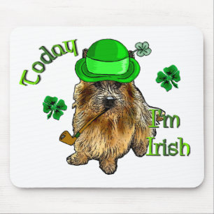 Norwich Terrier St Patricks Mouse Mat
