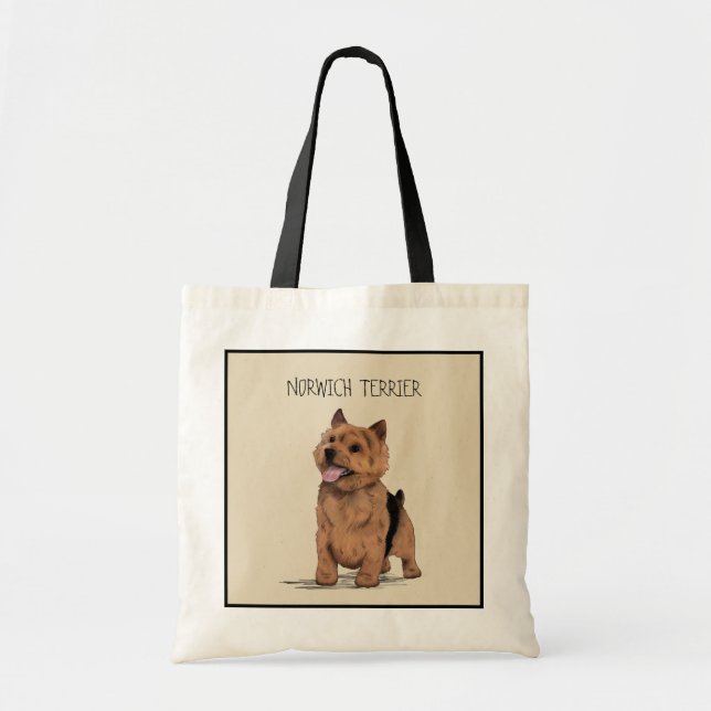 Norwich Terrier Tote Bag (Front)