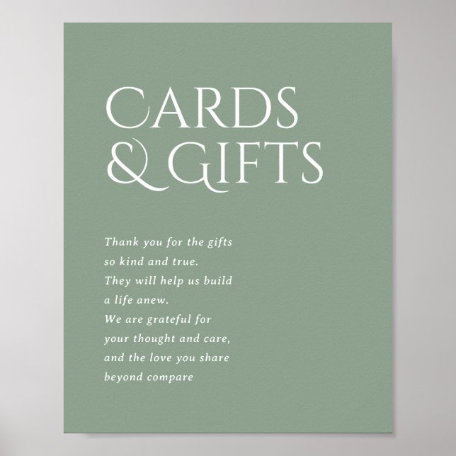 Norwich Wedding Gifts and Cards Sign (Front)