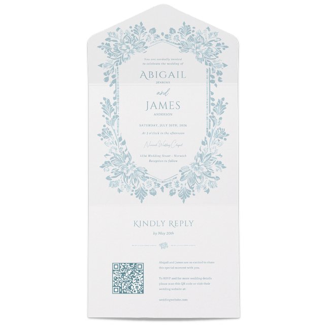 Norwich Wedding Invitation with RSVP Card (Creator Uploaded)