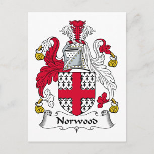 Norwood Family Crest Postcard