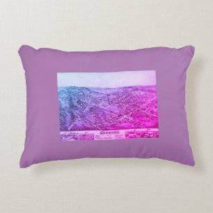 Norwood, MA Vintage Map 1882 Decorative Cushion