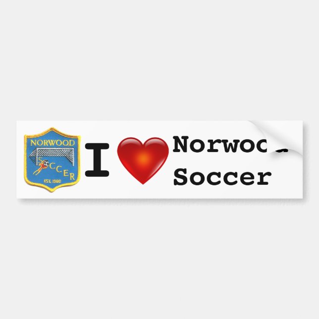 Norwood Soccer Bumper sticker (Front)