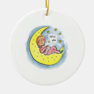 Nos da ceramic tree decoration