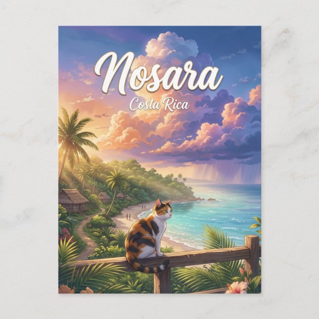 Nosara Costa Rica Postcard (Front)