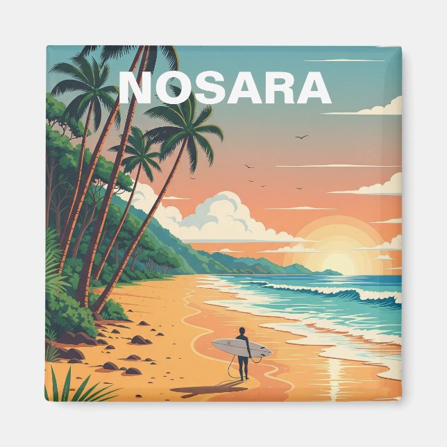Nosara Costa Rica Travel Magnet (Front)