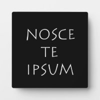 Nosce te ipsum