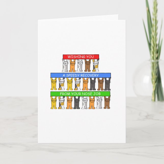 Nose Job Speedy Recovery Card (Front)