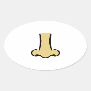 Nose Oval Sticker