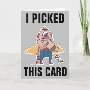 NOSE PICKER FUNNY BIRTHDAY CARDS